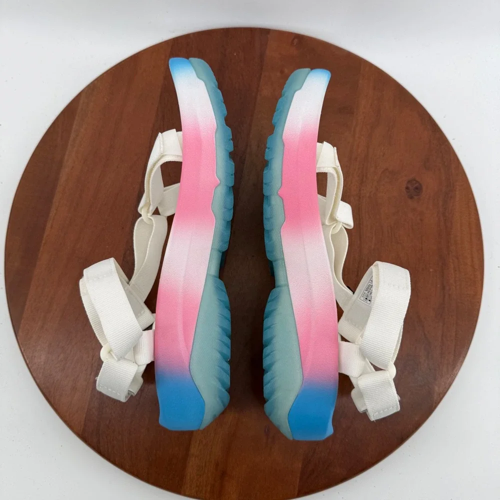 Teva Hurricane XLT2 Ampsole Brite White Pink Blue Ombre Sandals 1134356 Women 11